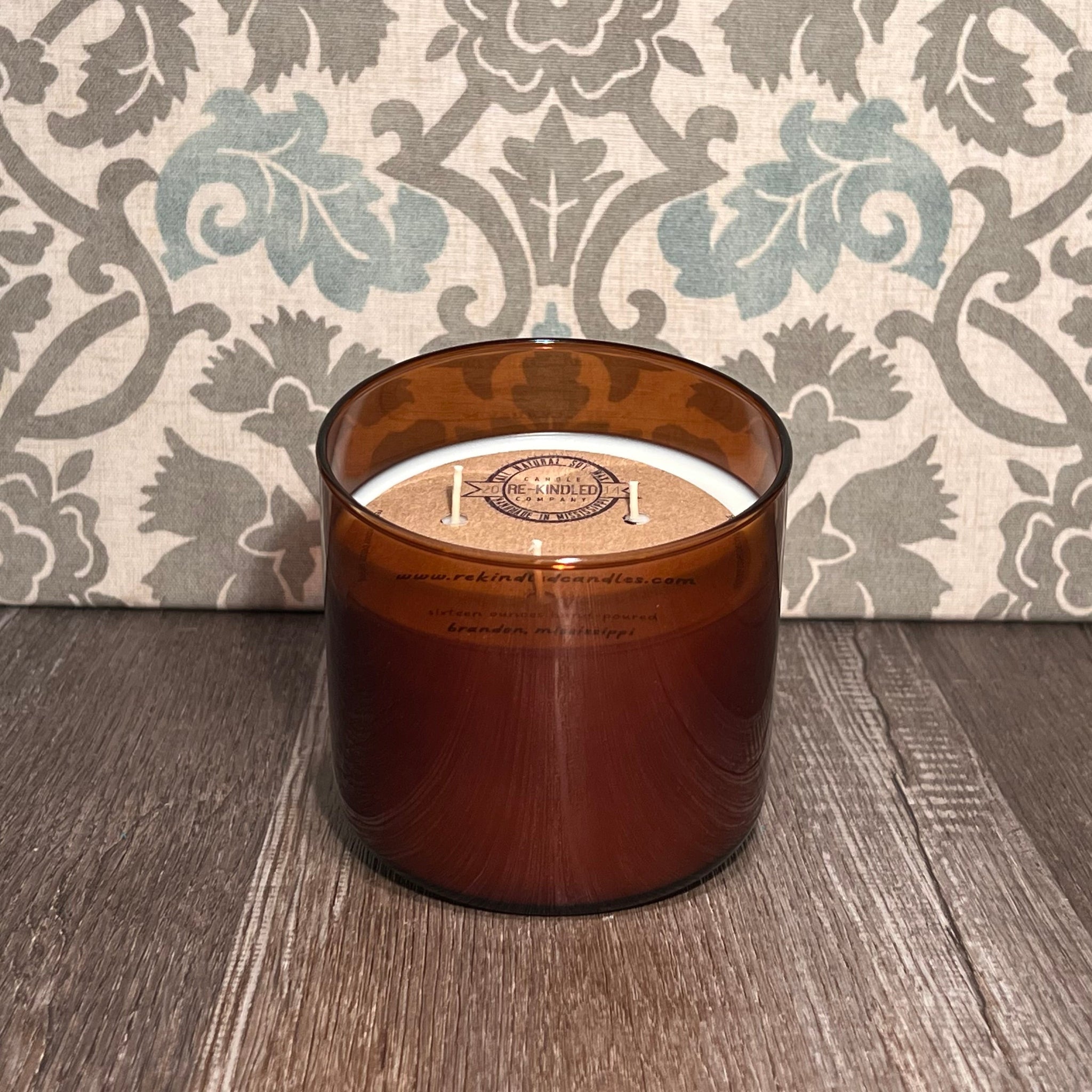 Tobacco Caramel 3-Wick Candle